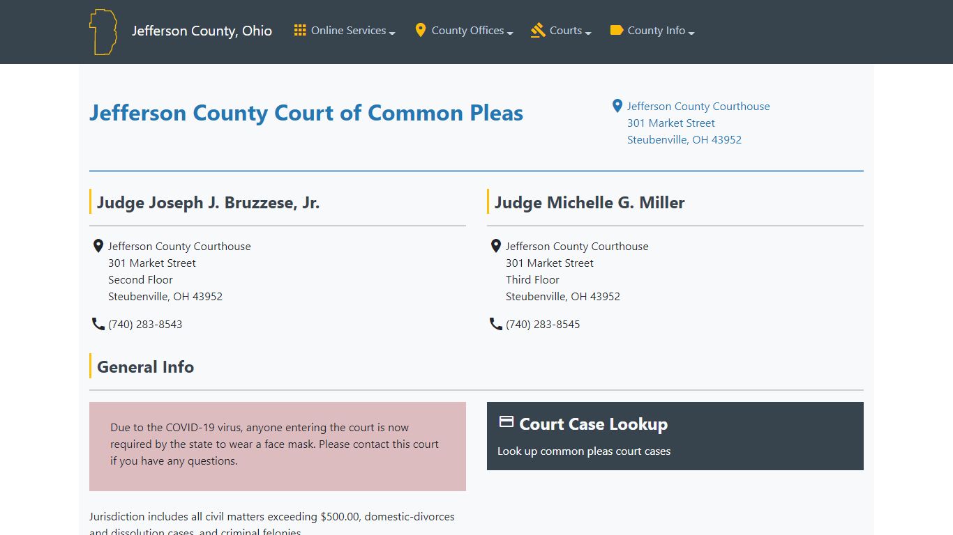 Jefferson County Court of Common Pleas